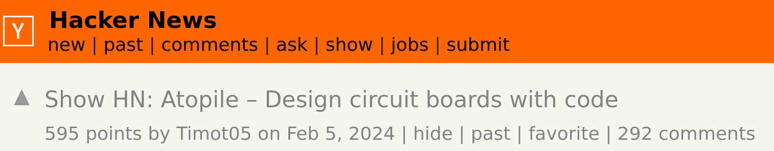Hacker News discussion