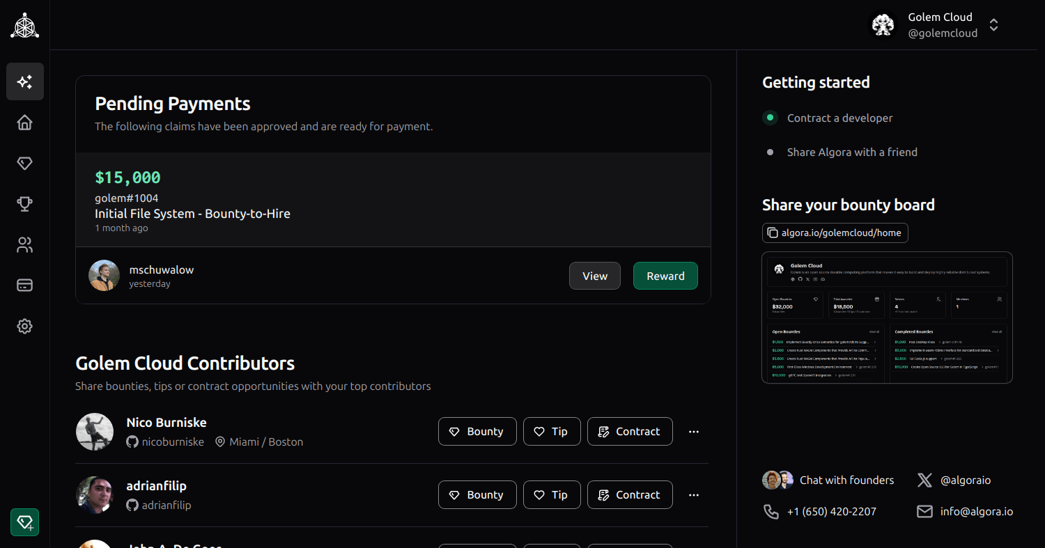 Pending Payments