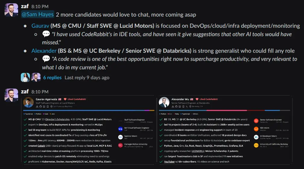 Candidate drip