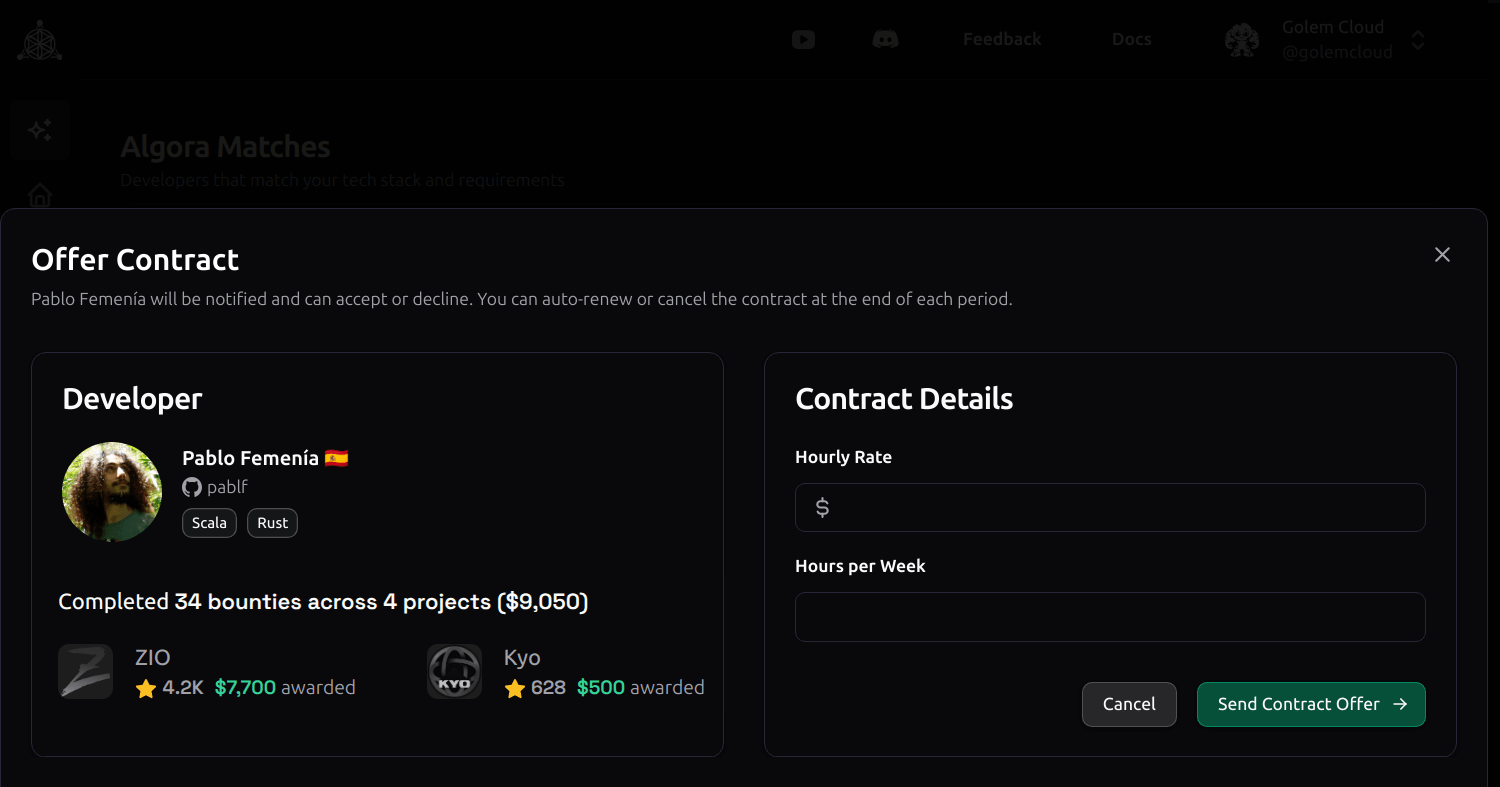 Contract work