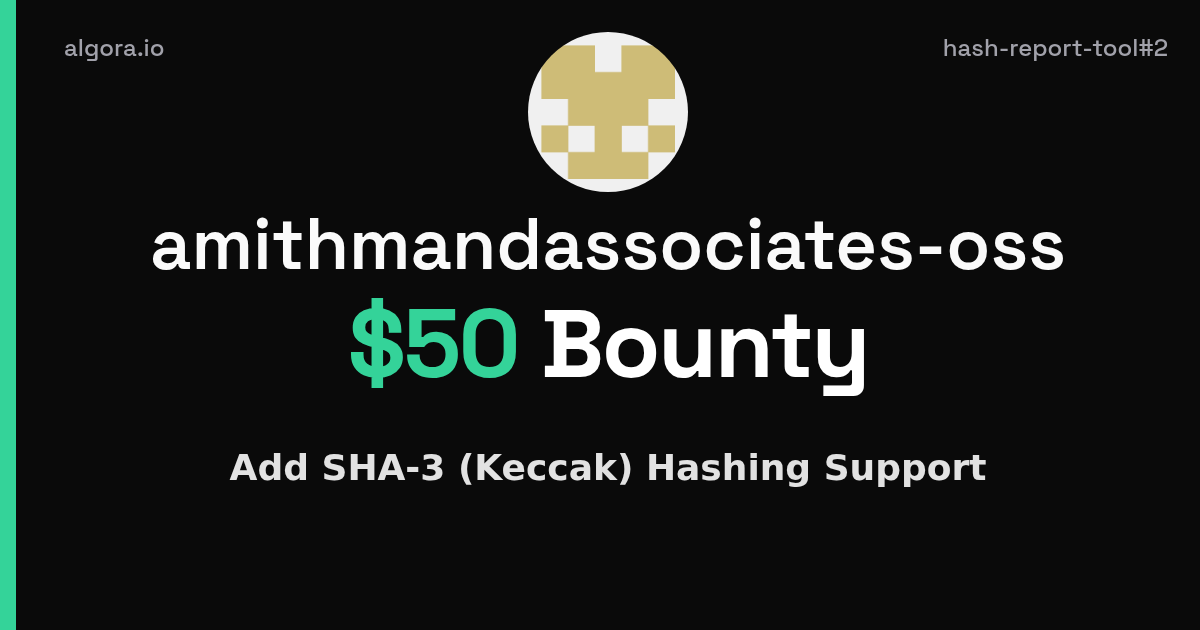 Add SHA-3 (Keccak) Hashing Support
