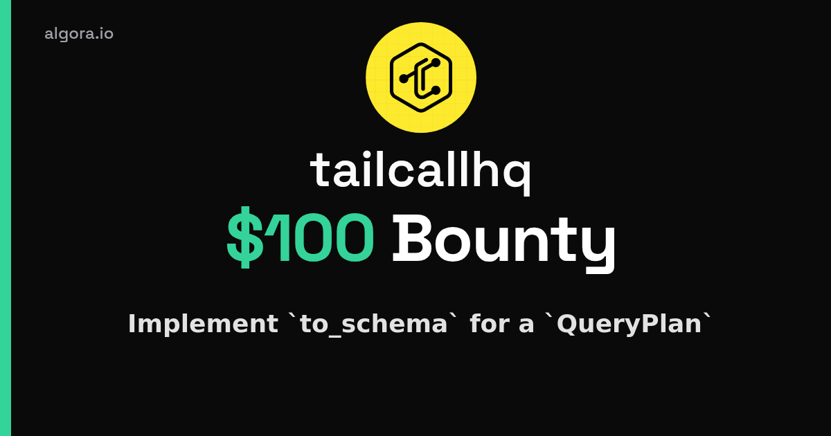 Implement `to_schema` for a `QueryPlan`