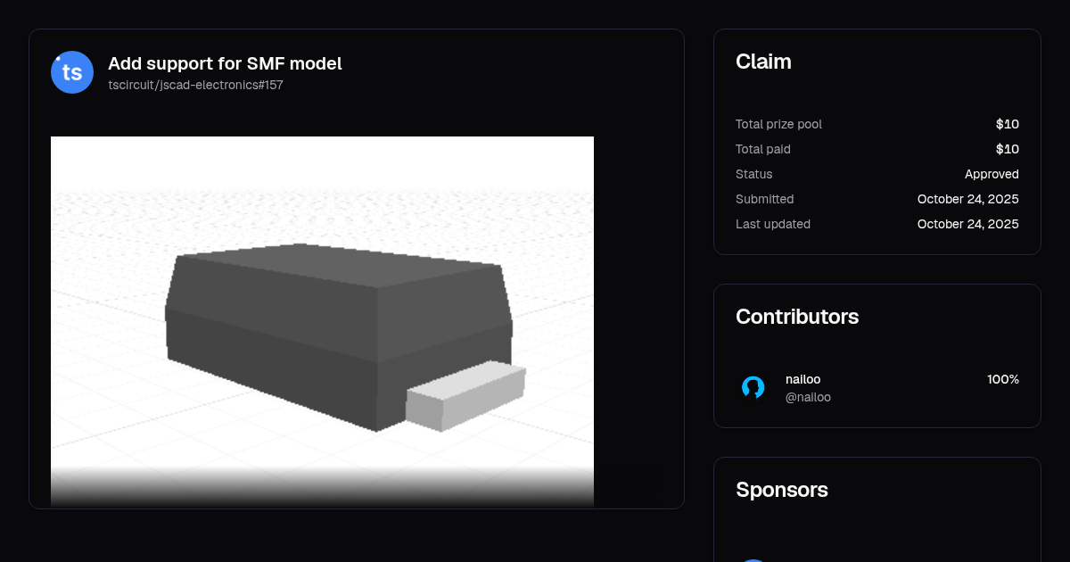Add support for SMF model | Algora