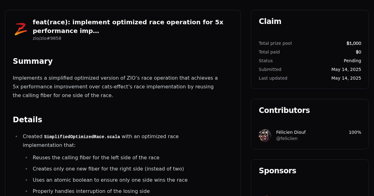 feat(race): implement optimized race operation for 5x performance imp ...